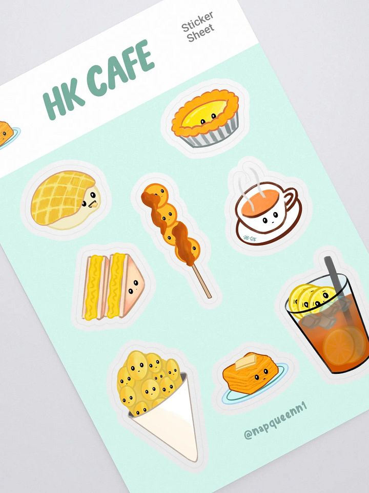 Hong Kong (HK) Cafe - Sticker Sheet product image (1)