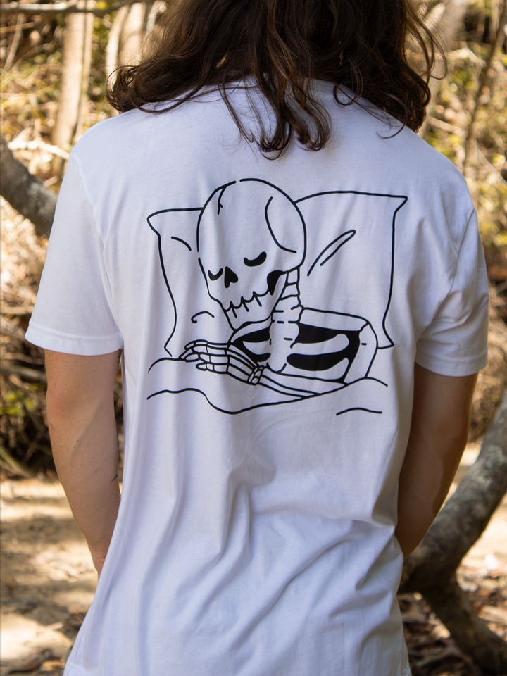 Sleep Addict Tee White product image (2)