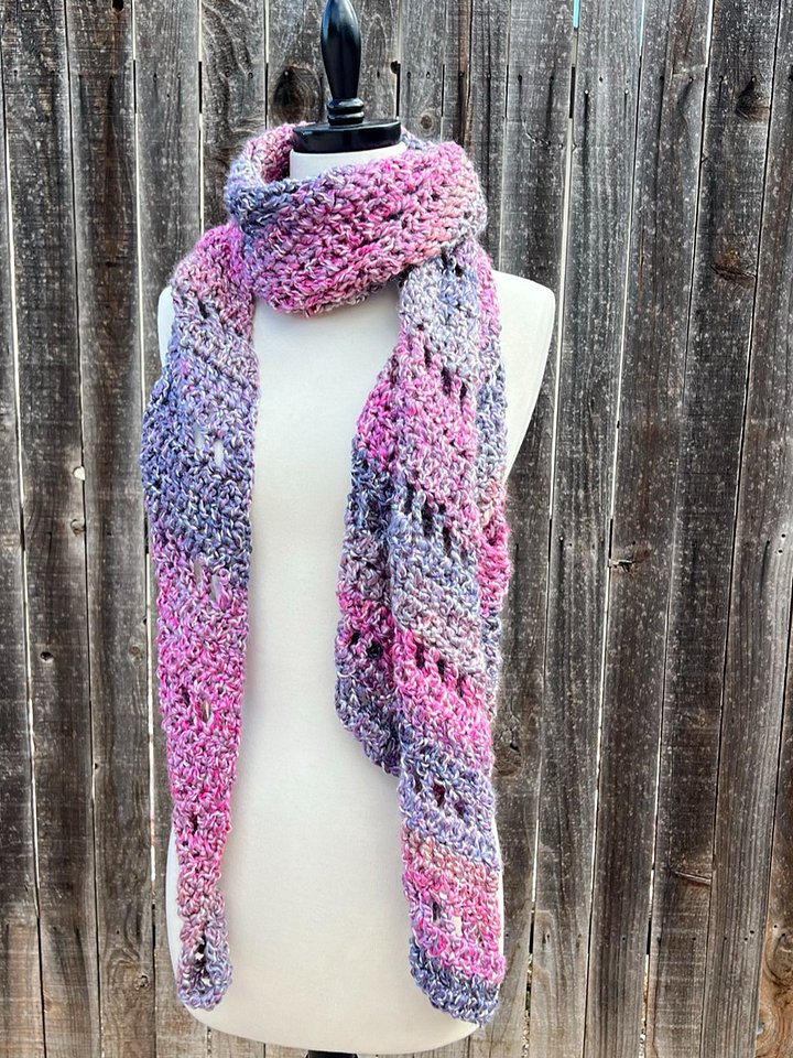 Amethyst Scarf/Shawl Crochet Pattern product image (2)