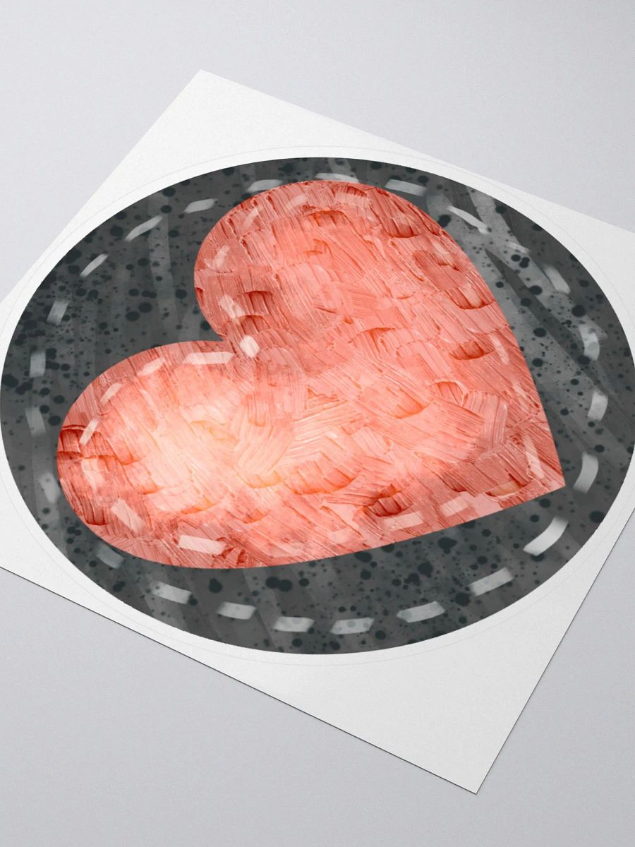 Painted Heart Sticker product image (3)