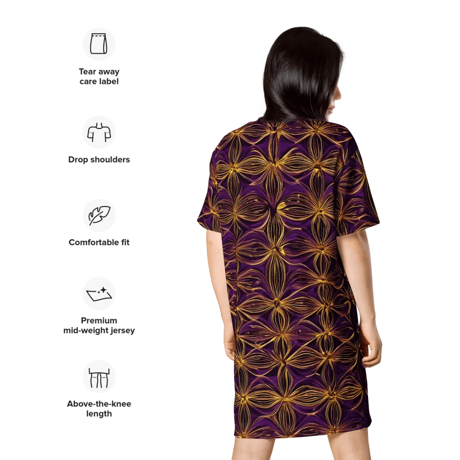 Sassy Swirl T Shirt Dress product image (11)