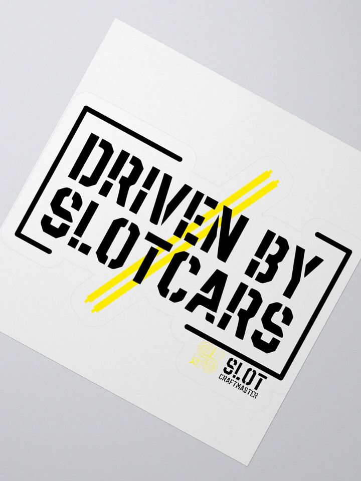 Driven By SlotCars Sticker product image (1)