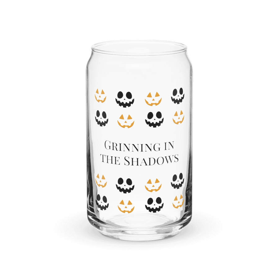 Grinning Jack-O'-Lantern Can-Shaped Glass product image (6)