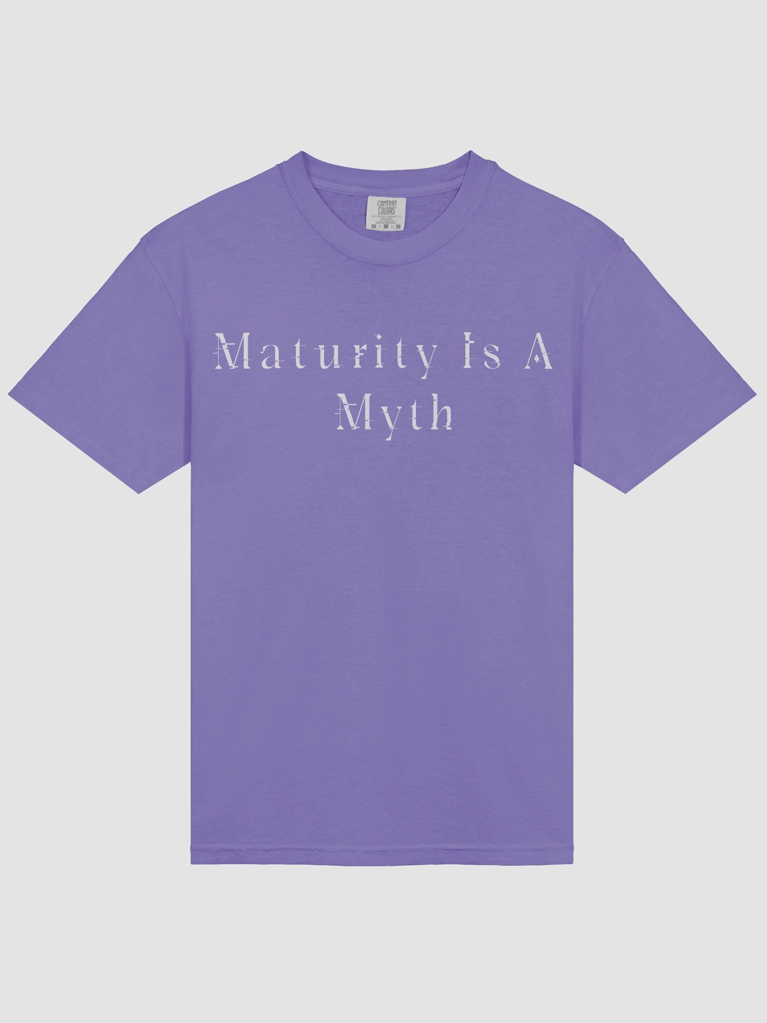 Maturity Is A Myth Violet Cursed Tee product image (3)
