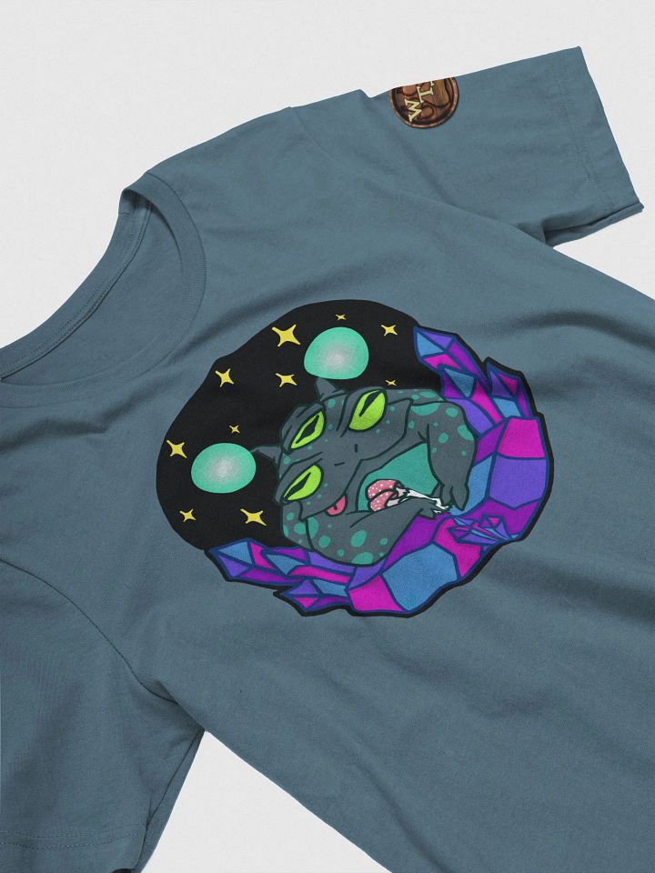 Dark Grey Alien Frog T-Shirt product image (1)