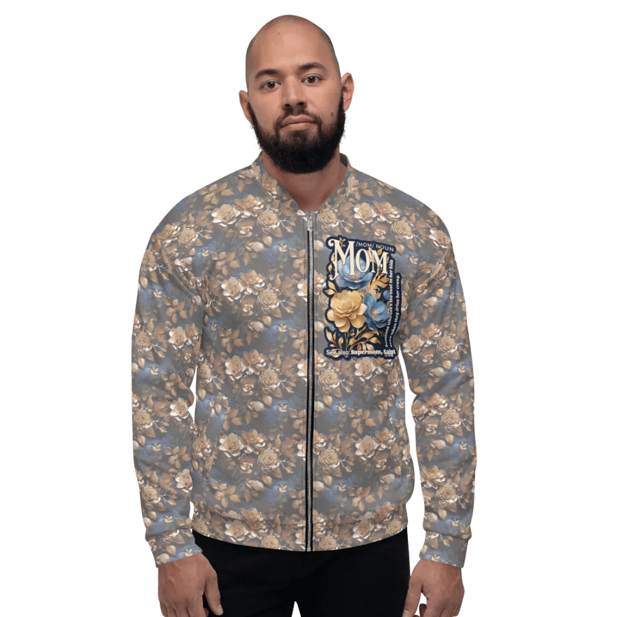 Funny Mom Floral All Over Print Jacket product image (4)