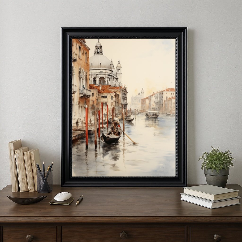 Venice Printable Wall Art | Italy Watercolor Digital Download product image (4)