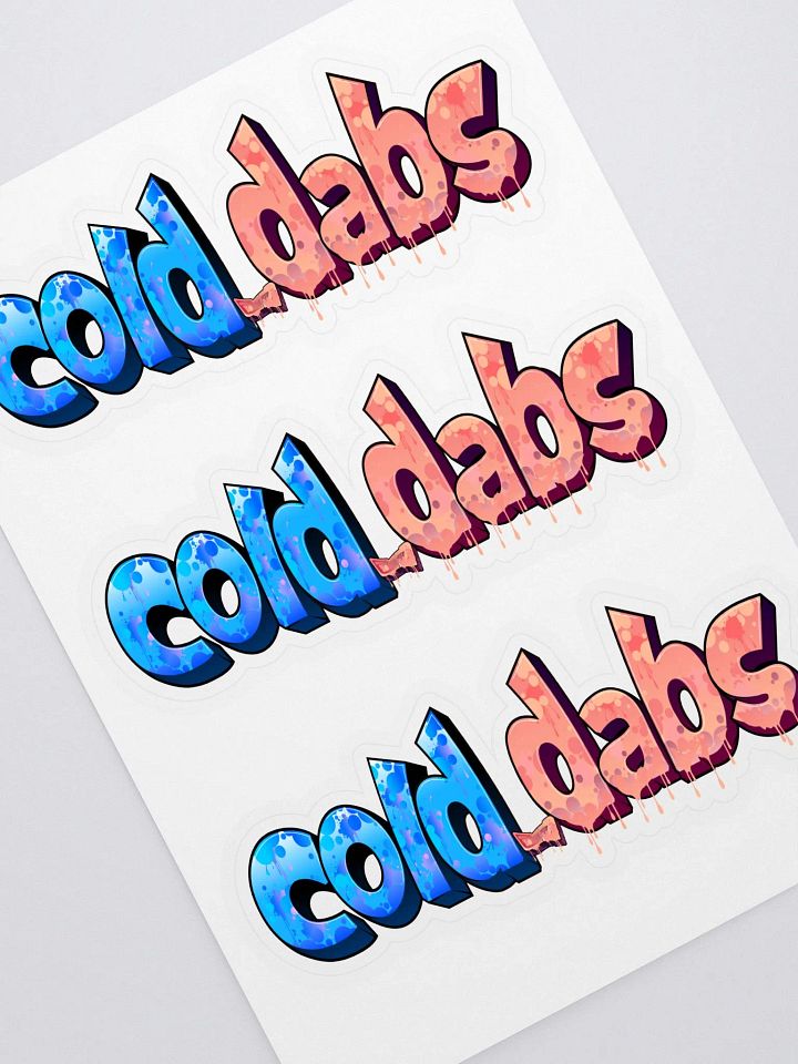 large "cold_dabs" sticker sheet product image (2)