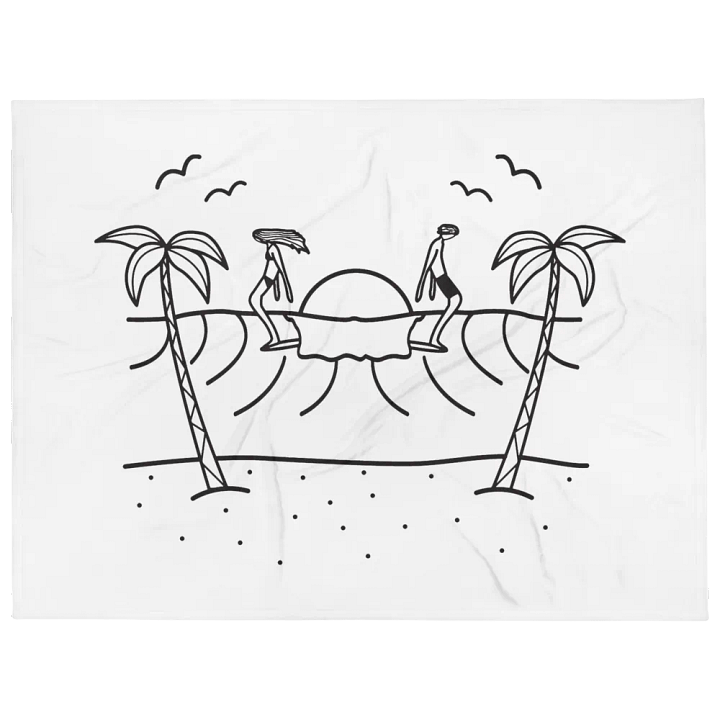California Dreamin' Throw Towel product image (2)