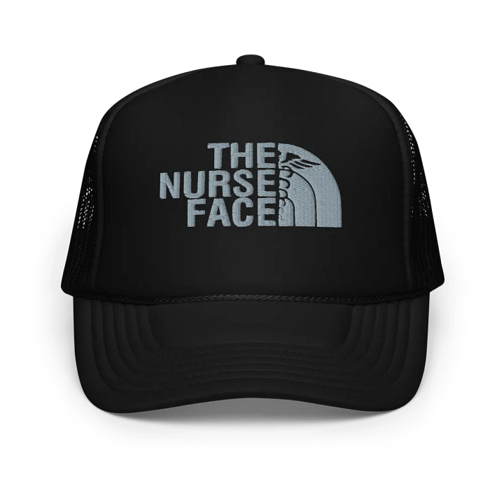 "The nurse face" embroidery hat product image (1)