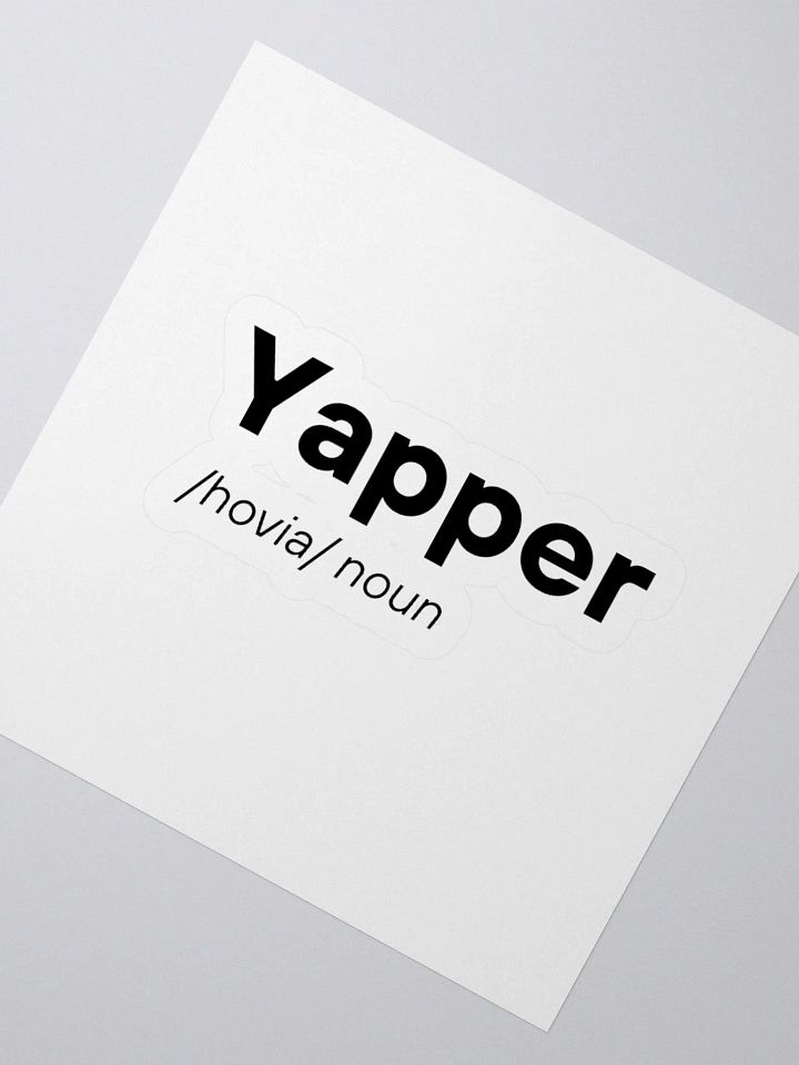 Yapper Sticker product image (5)
