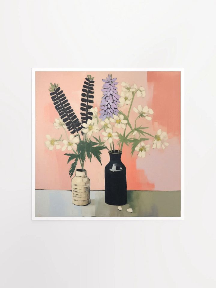 Art2401-62 Vase Flowers Still Life - Art Print product image (3)
