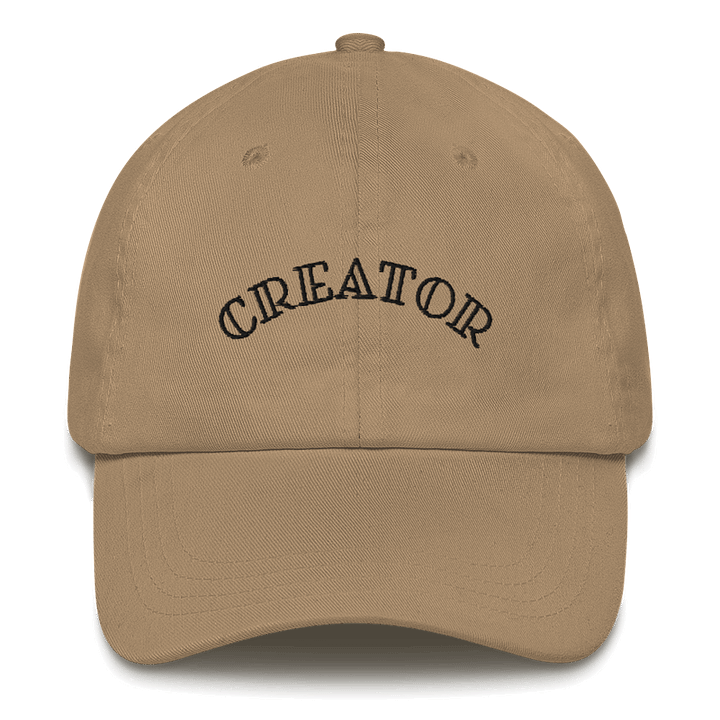 The Khaki & Black - Embroidered Hat product image (1)