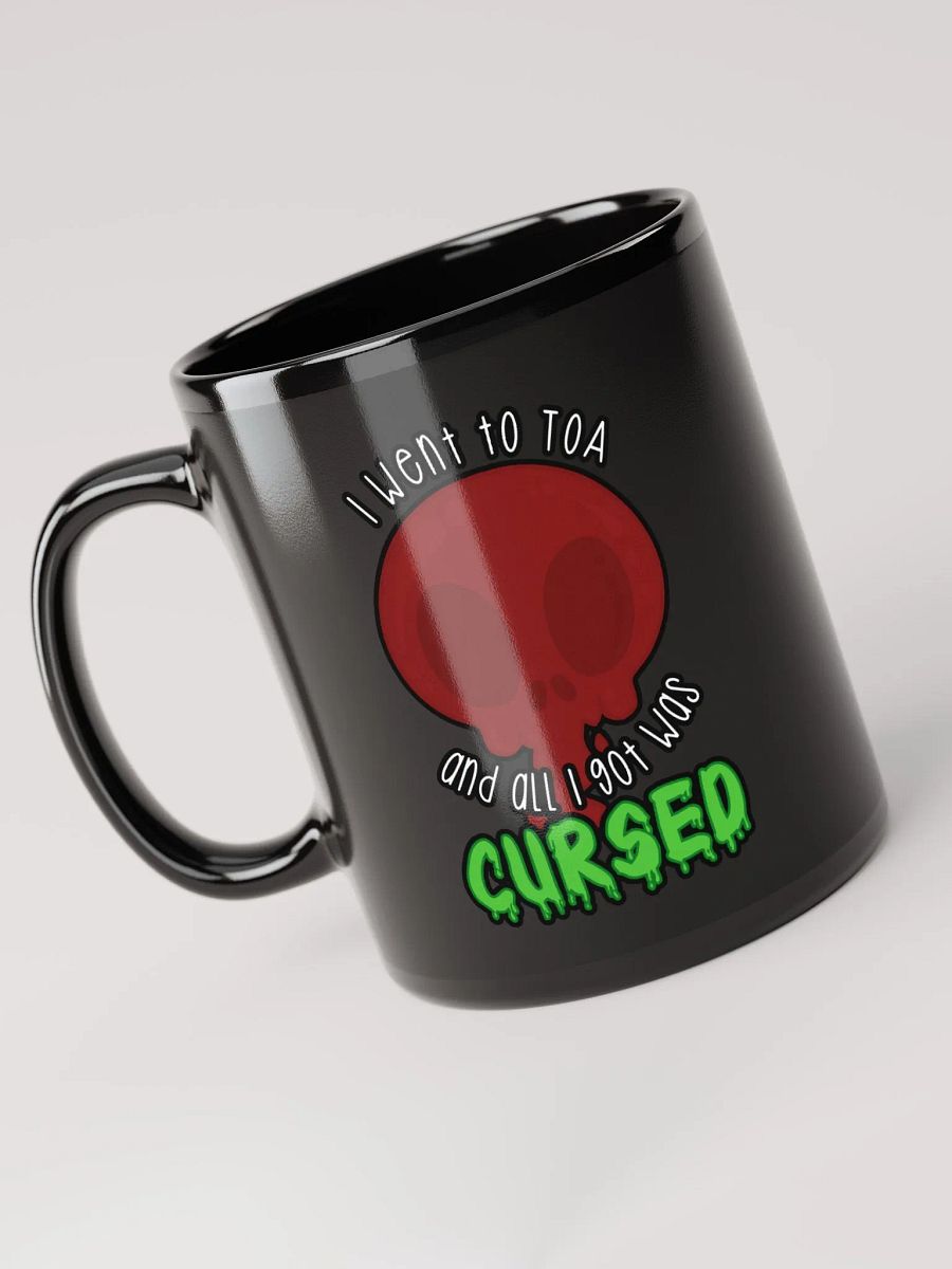 All I Got Was Cursed - Death Knight - Black Glossy Mug product image (3)