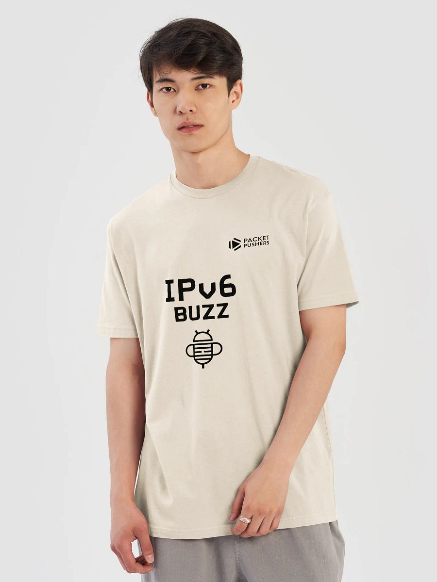 IPv6 Buzz Next Level Tee - Black Logo product image (22)
