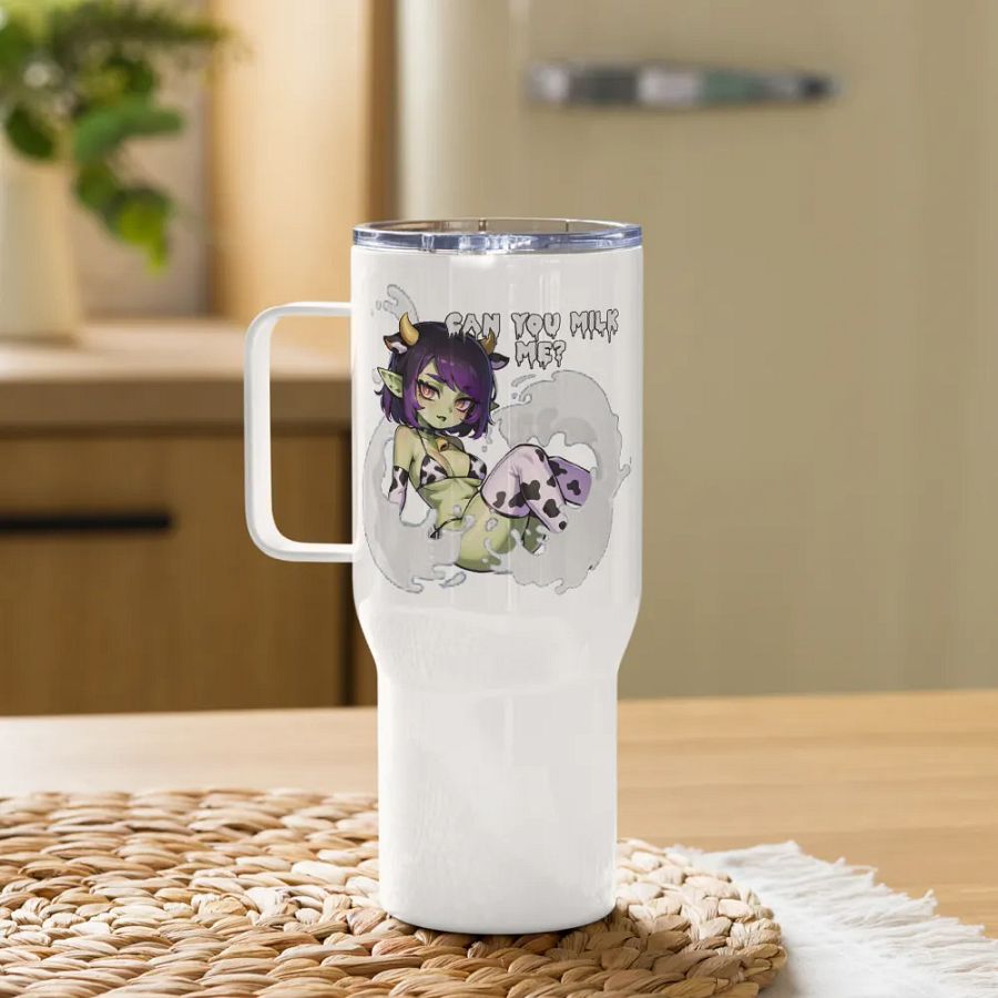 Moo-velous goblin girl Travel Mug with Handle product image (10)