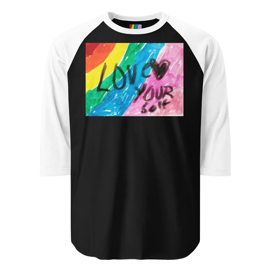 Love Yourself Original Artwork Baseball Shirt product image (1)