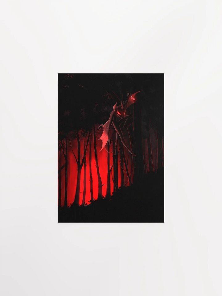 Red Forest Matte Poster product image (5)