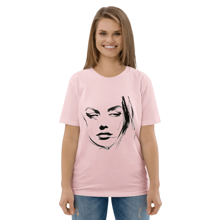 Glam Face Organic Tee product image (6)