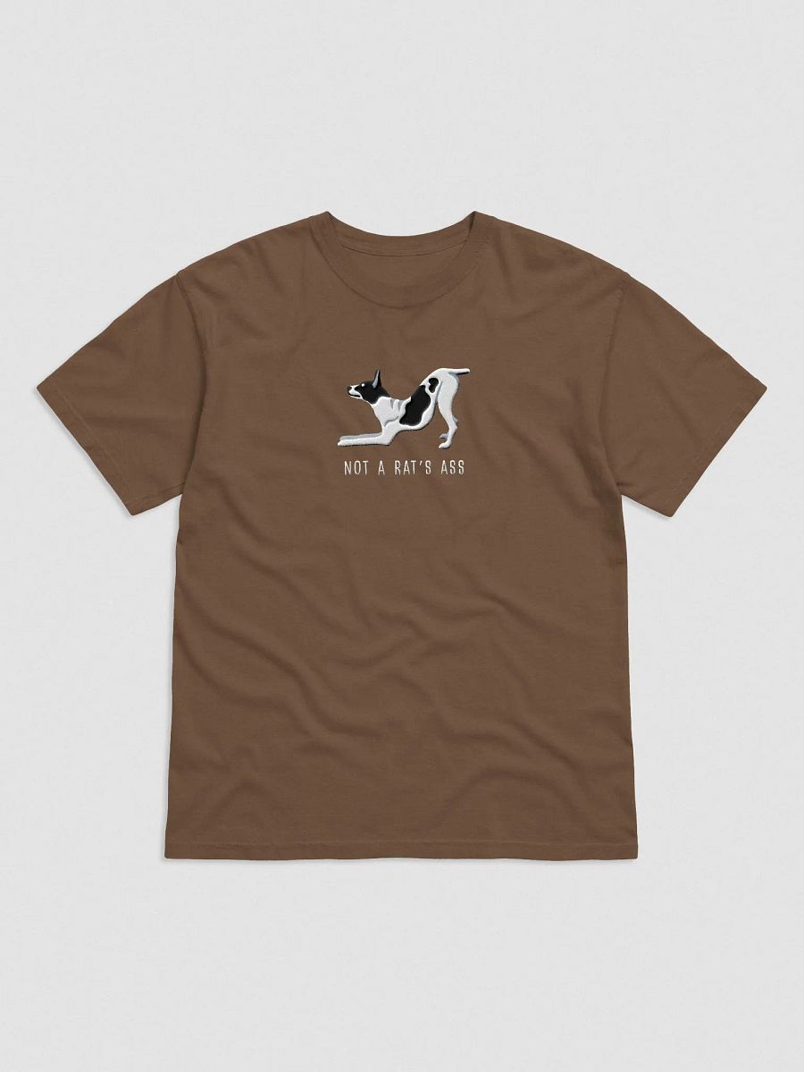 Not a Rat's Ass T-Shirt(Embroidered) of a Rat Terrier(Black & White) product image (4)