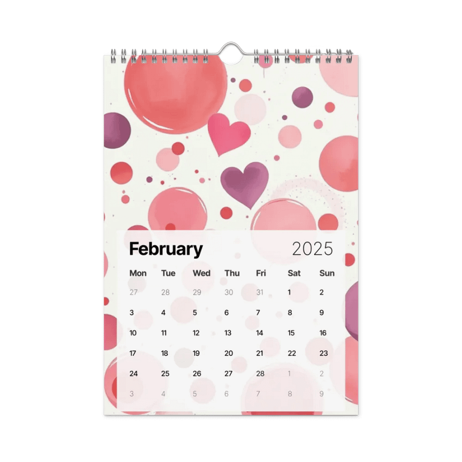 ART ABSTRACT WALL CALENDAR 2025 product image (5)