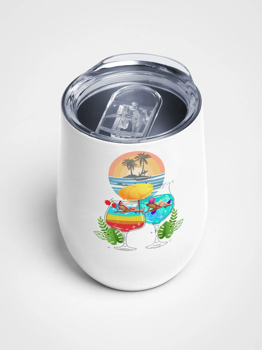 Tropical Paradise Wine Tumbler product image (4)
