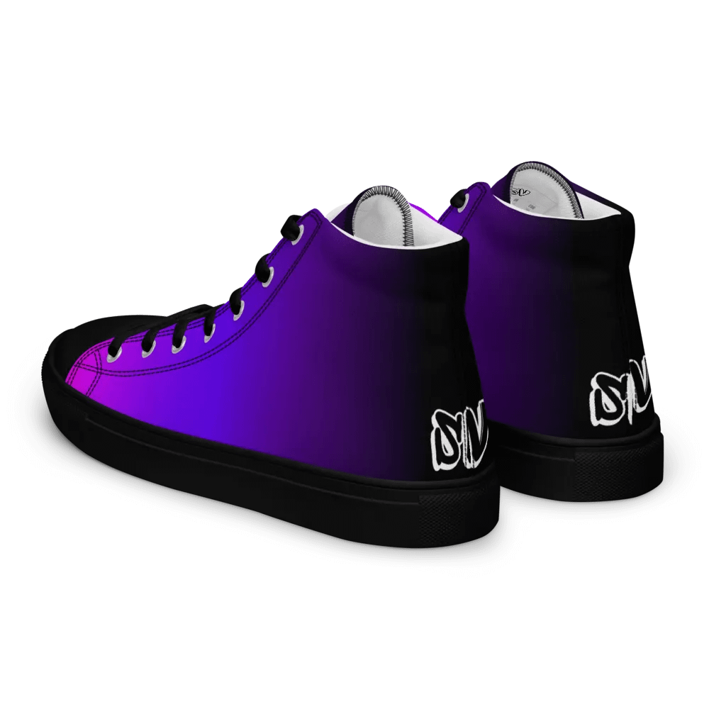 STRAIGHT VIBIN NEON COLOR FADE STYLE MEN'S CANVA SHOES product image (6)