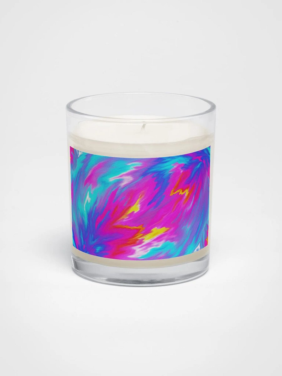 Marbled Rainbow Swirl III Soy Wax Candle product image (1)