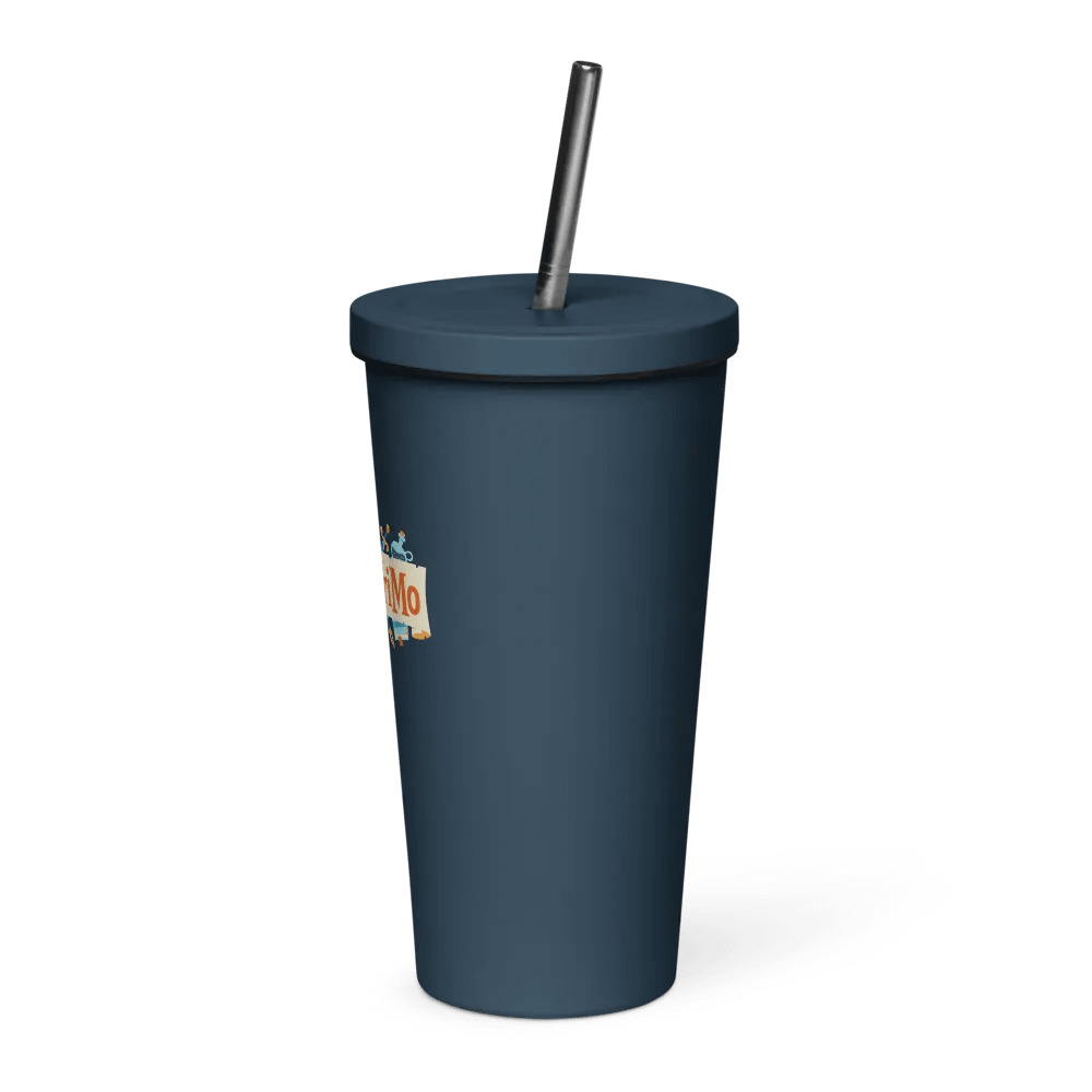 Insulated Tumbler with a Straw - NaNoWriMo Logo product image (3)