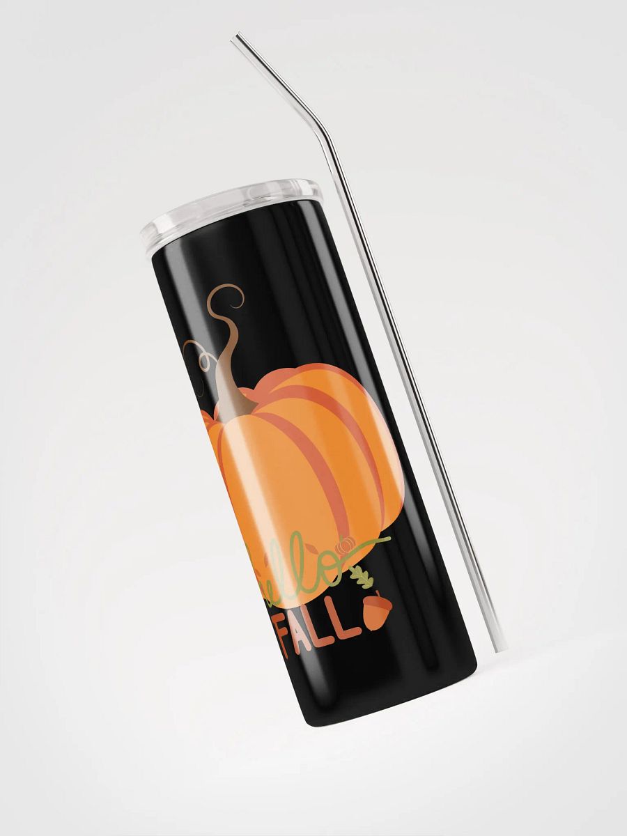 Hello Fall-Stainless Tumbler with Straw product image (3)