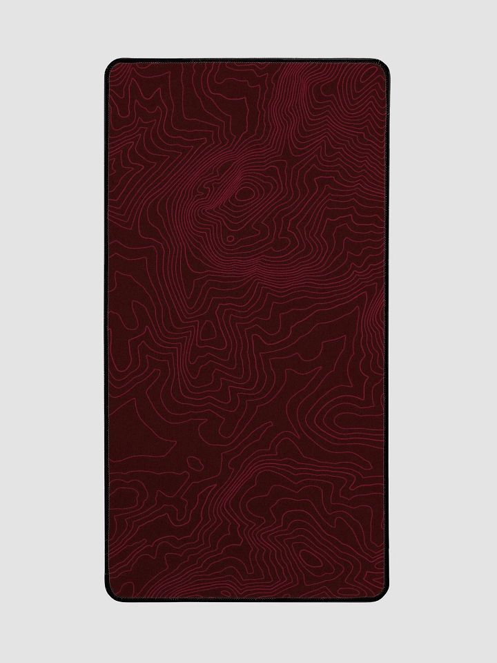 Maroon and Red Topographic Mouse Pad product image (2)