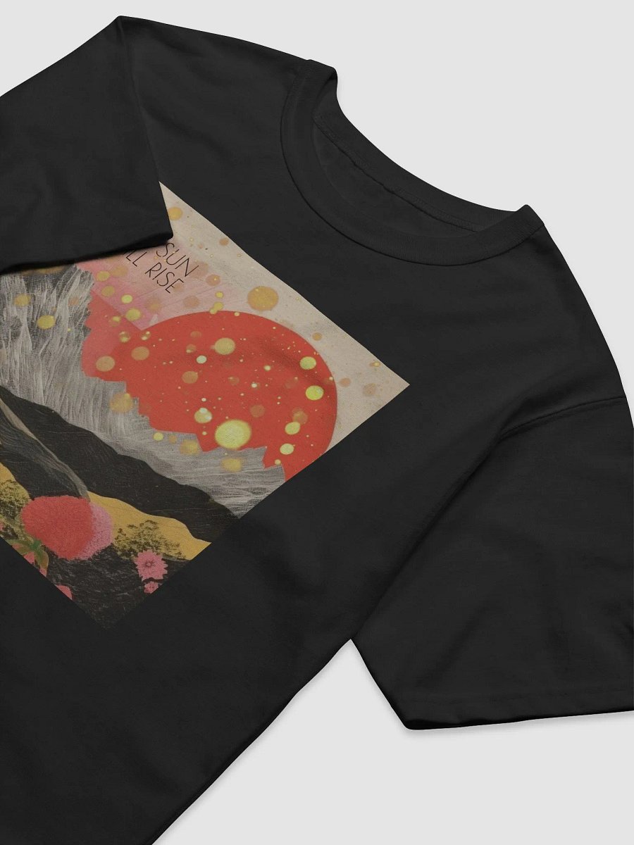 Black t-shirt with sun image product image (3)