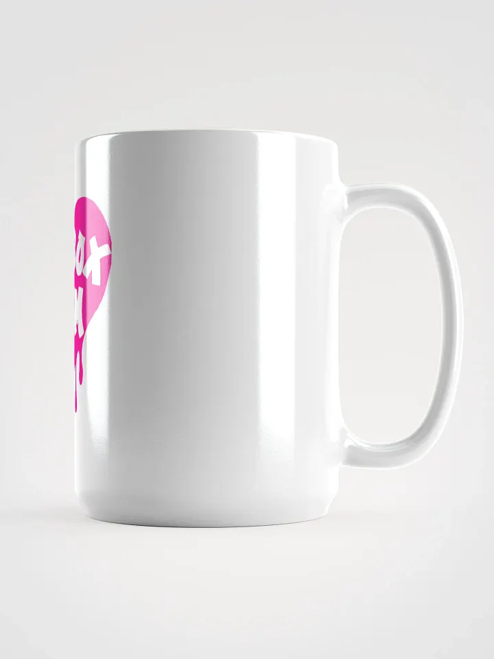 HOT BOX FAM HOT PINK TRANSPARENT LOGO ON COFFEE MUG product image (1)