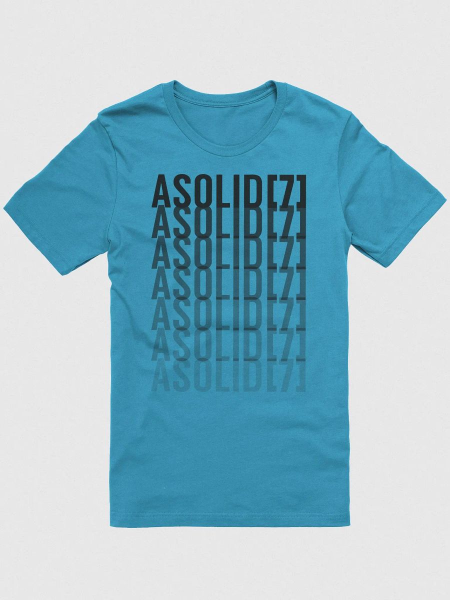ASolid[7] Repeat Fade Black Design Tee Shirt product image (5)