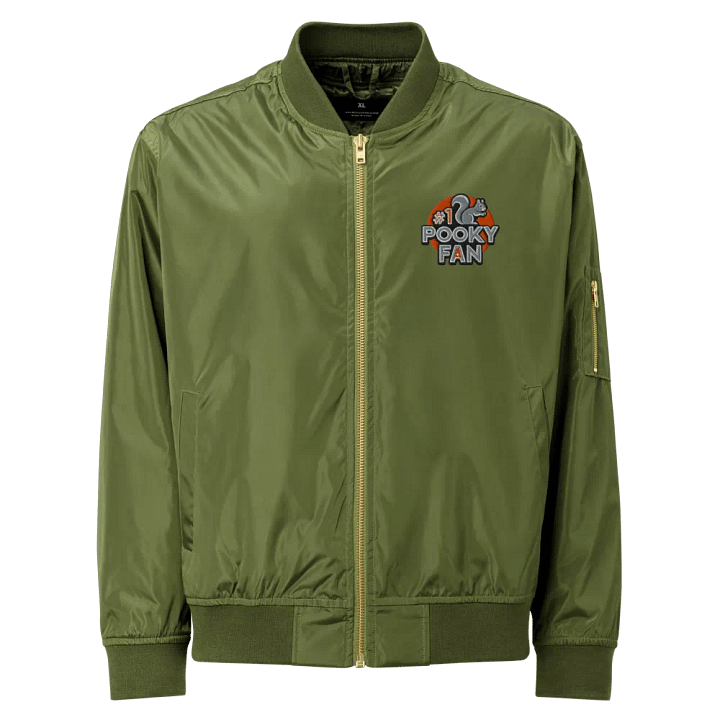 embroidered Pooky's #1 Fan Recycled Bomber Jacket product image (1)