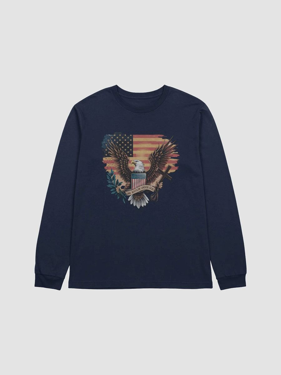 One Nation Under God Long Sleeve Tee product image (1)
