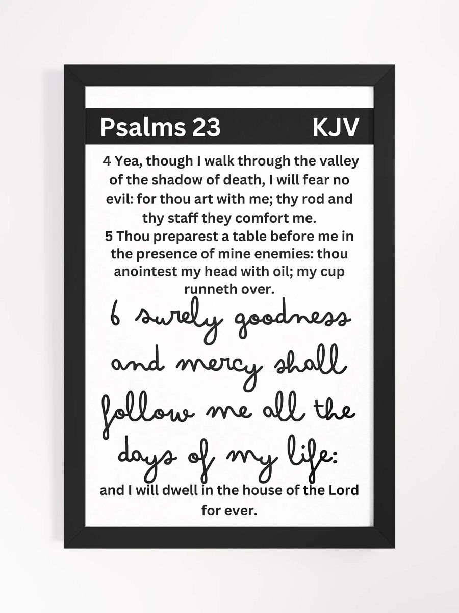 Surely goodness and mercy shall follow me all the days of my life product image (2)