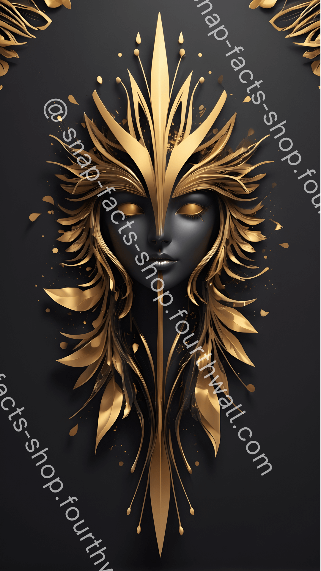 Floral Majesty in Gilded Symmetry product image (1)