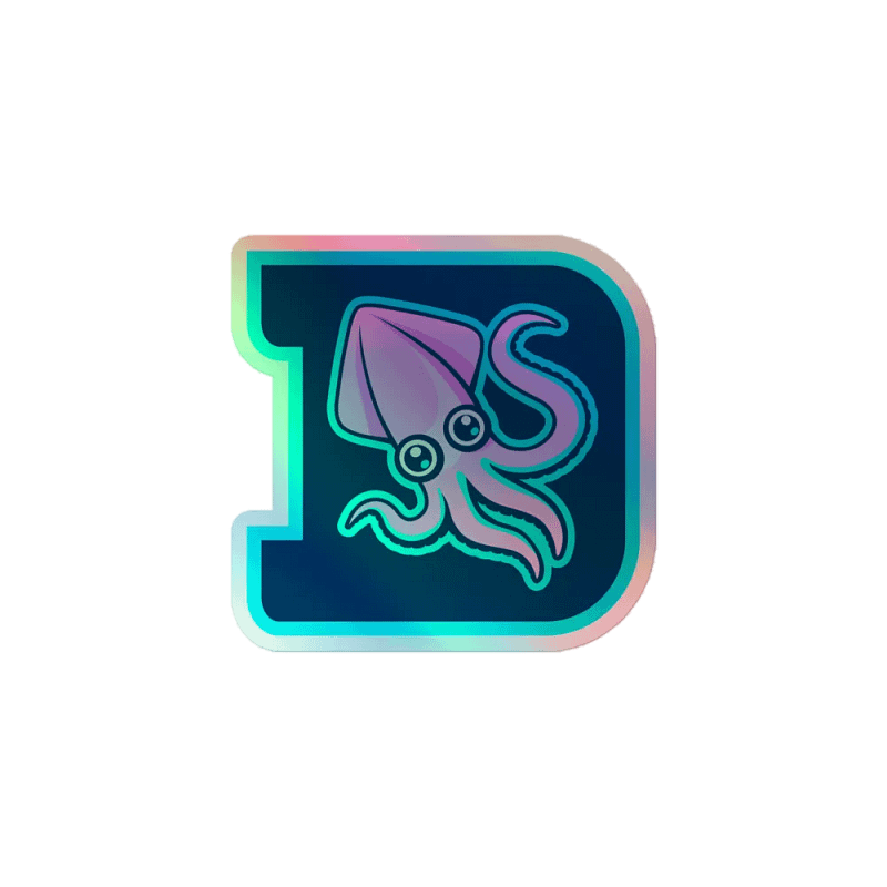 Holographic Sticker 3 - SQUID