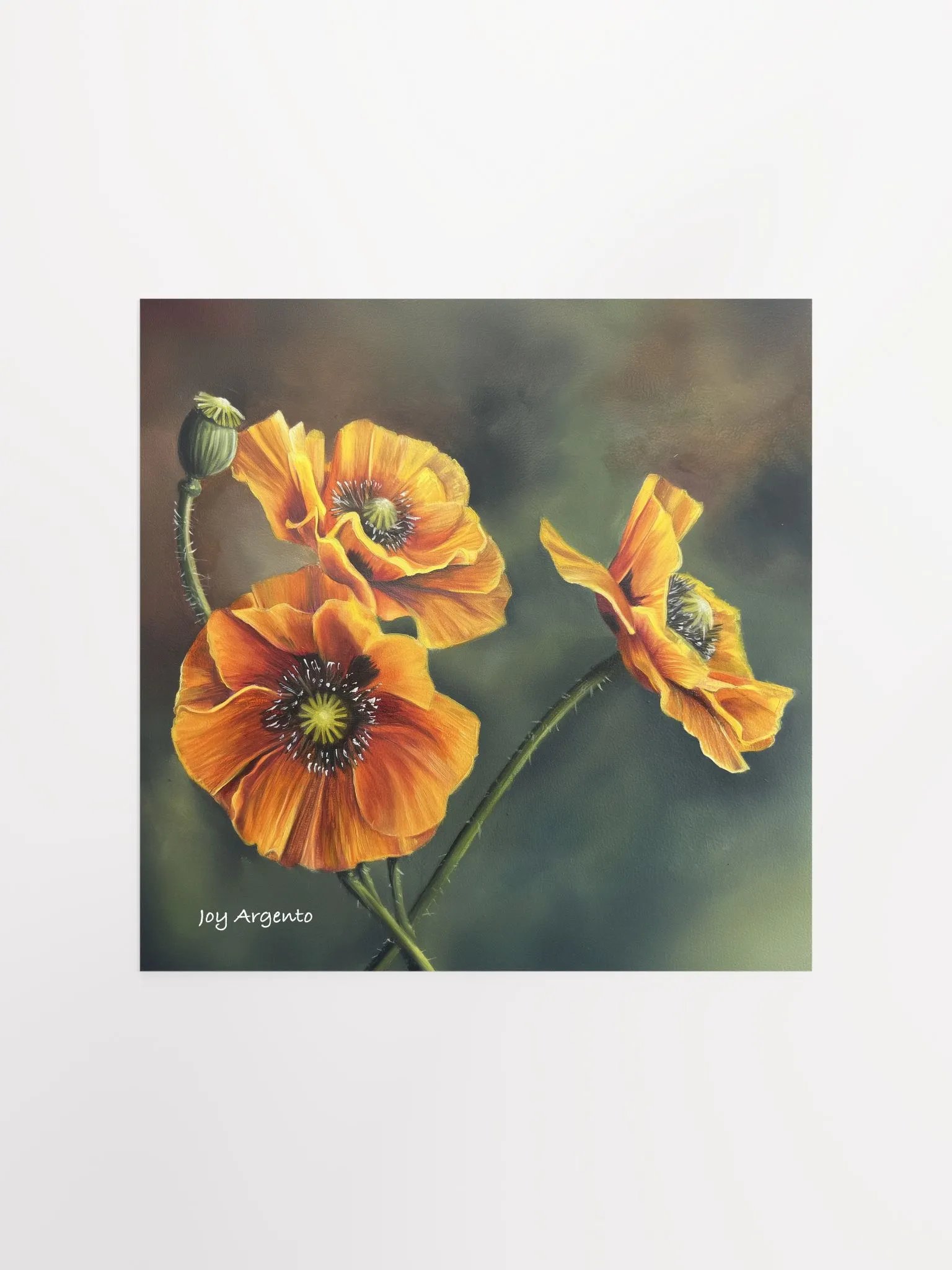 Orange Poppies Print product image (1)