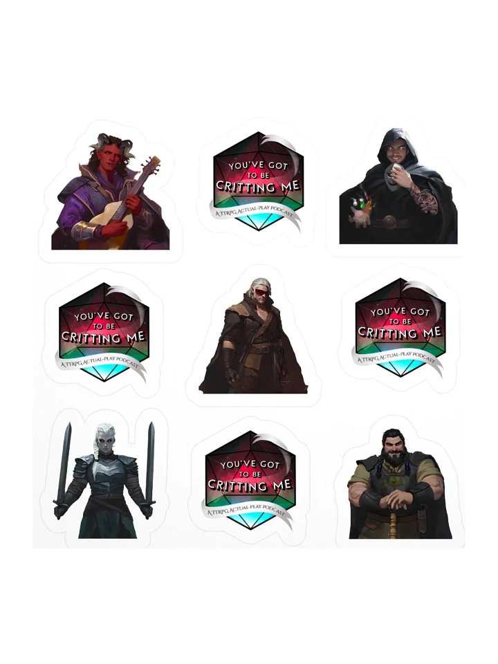 The Gang's All Here Kiss Cut Stickers Set product image (1)