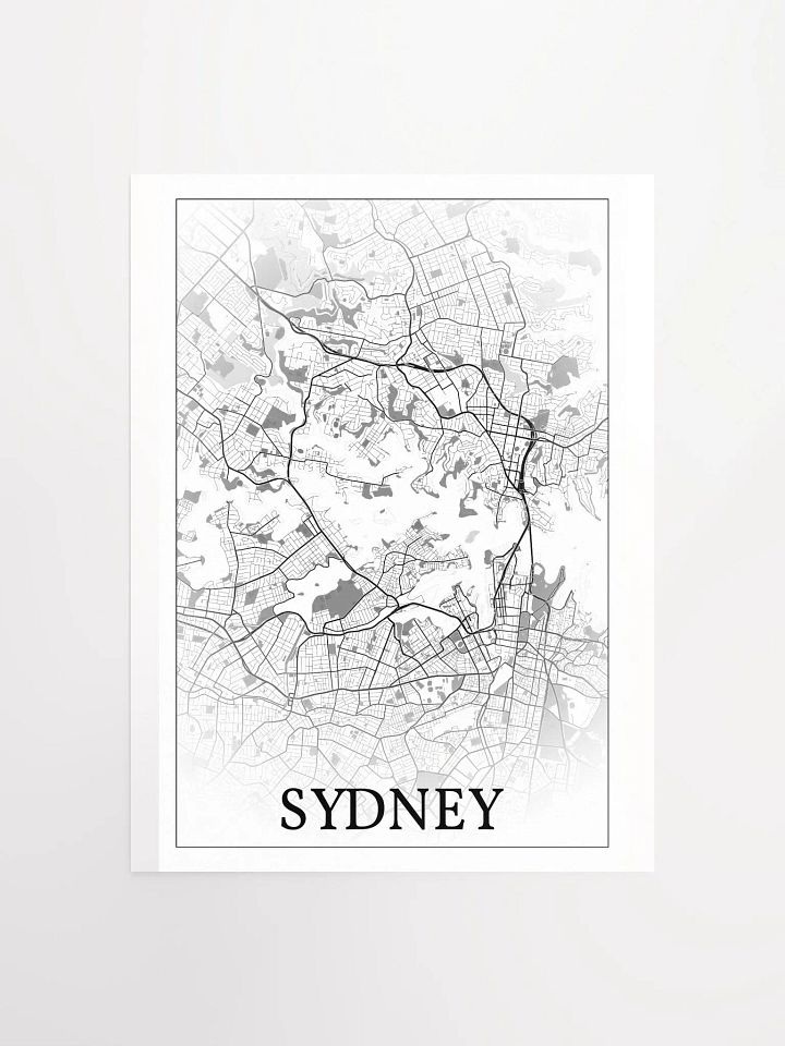 Sydney, Australia, city map print product image (1)