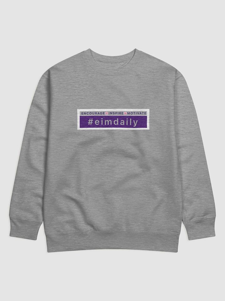 Purple/Gray Logo Sweater product image (4)