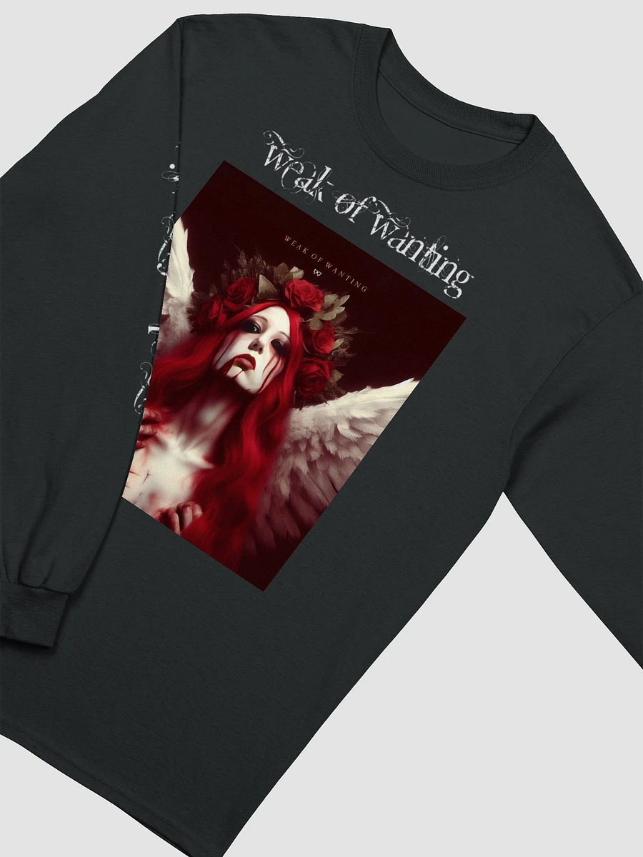 Weak Of Wanting 'Chaotic Angel' Reversed Long Sleeve T-Shirt (Front, Back & Sleeve Print) product image (3)