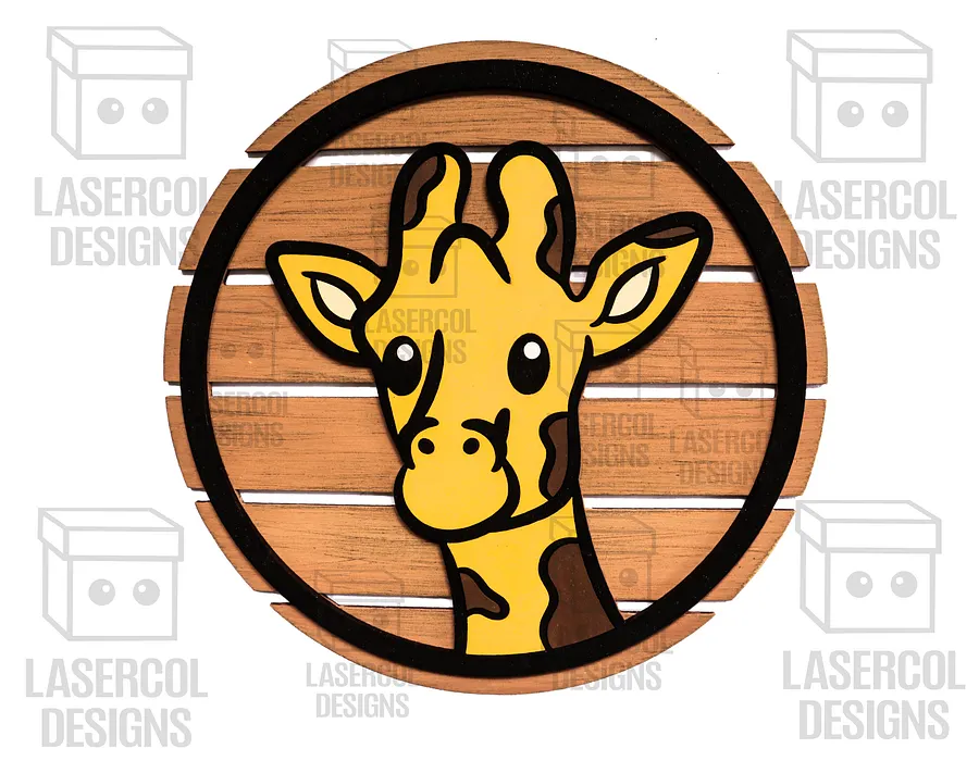Animals DIY Paint Kit Puzzle Set 2 - Laser Cut Files product image (10)