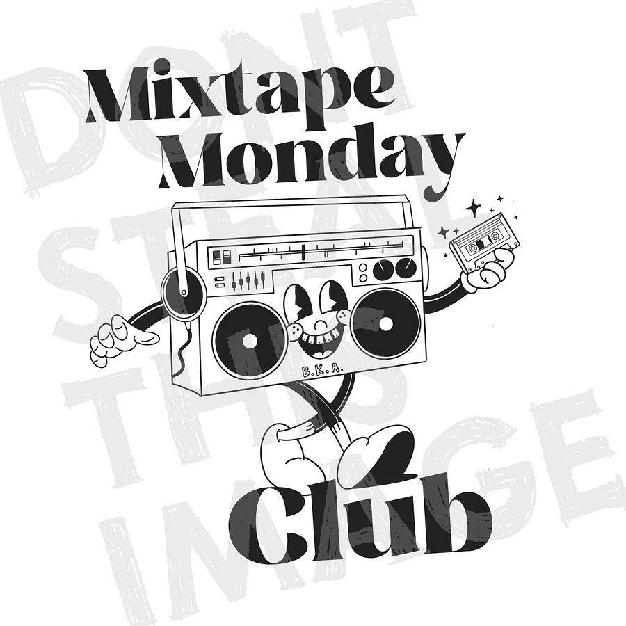 Mixtape Monday Club // Black on White product image (3)