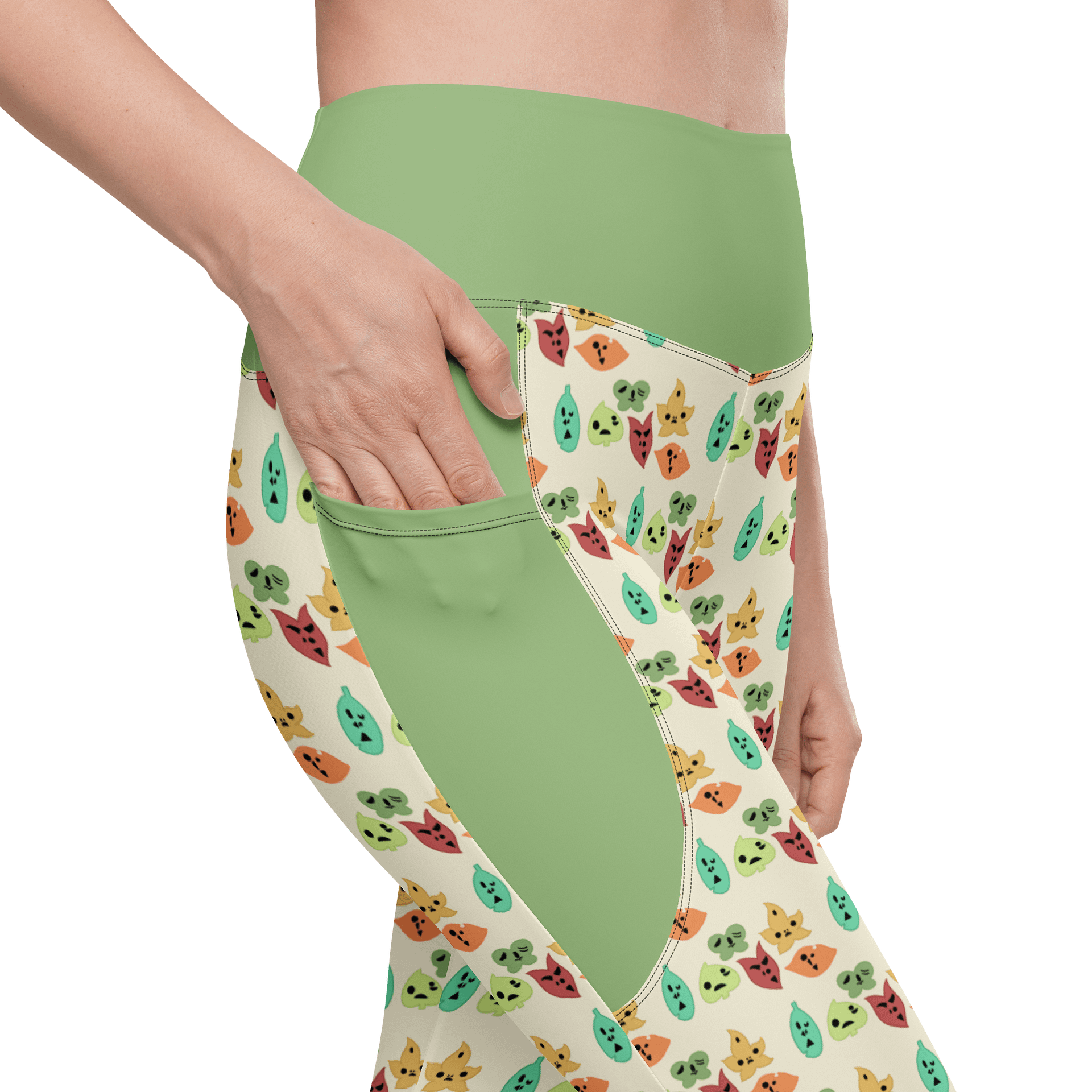 Korok Leggings w/Pockets - Olive product image (10)