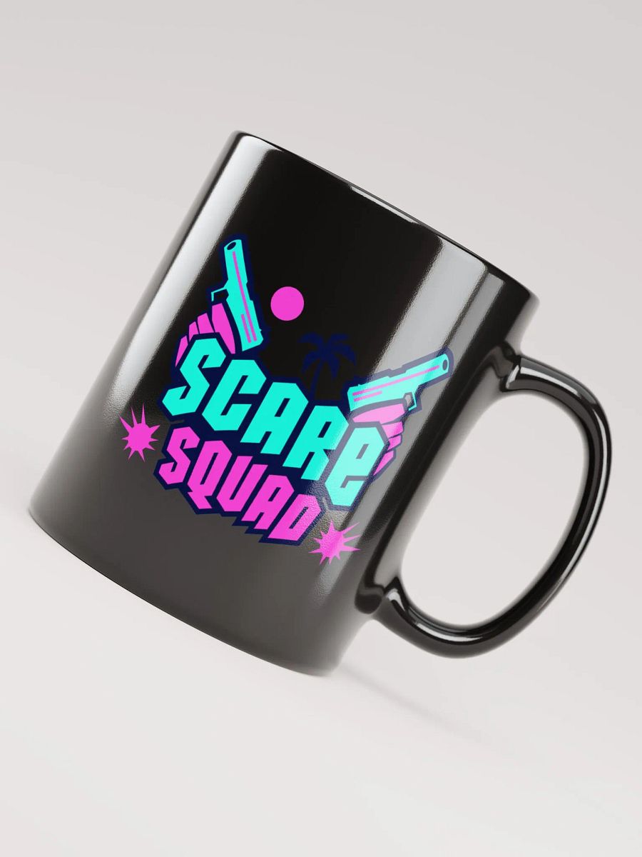 SCARE SQUAD GLOSSY BLACK MUG product image (4)