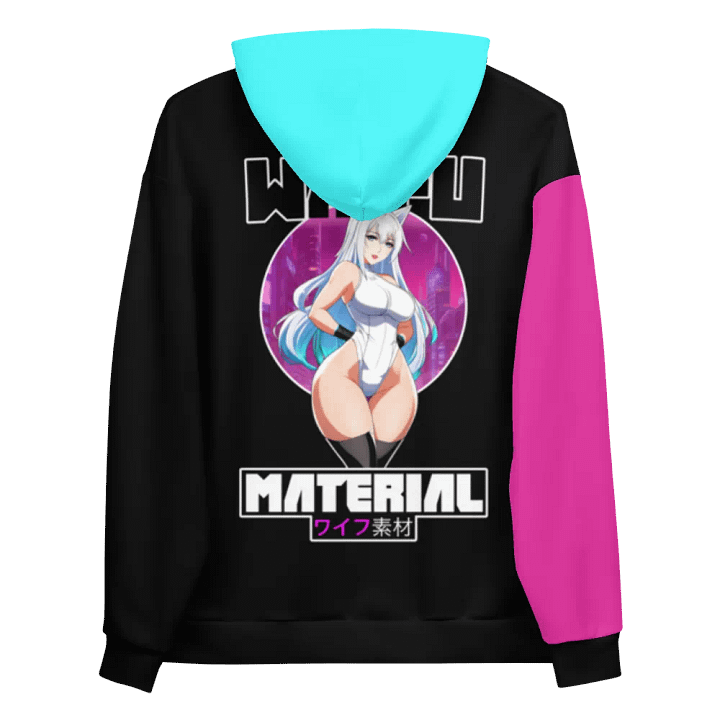 Waifu Material - Hoodie (Black) product image (1)