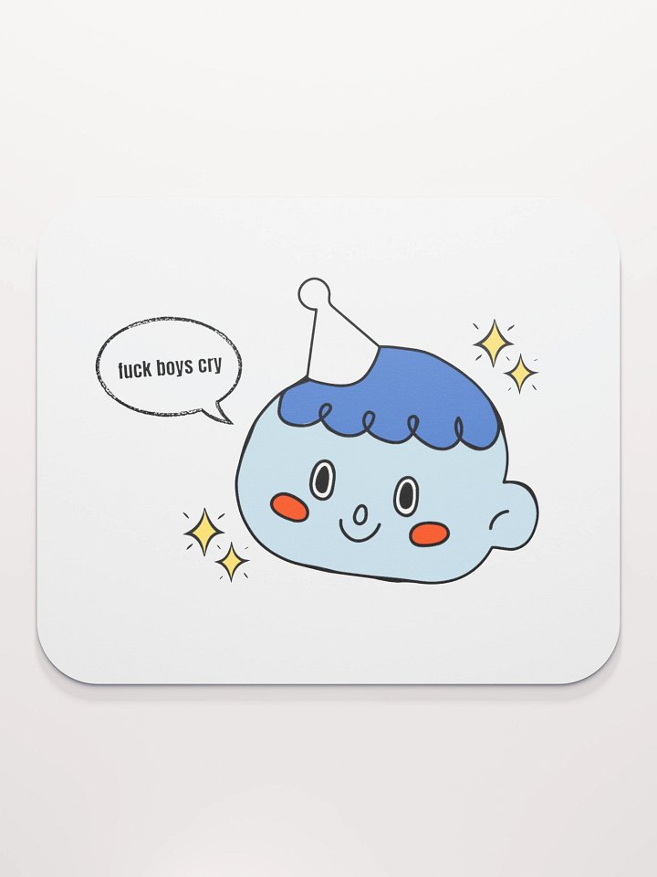 fuck boys cry mouse pad product image (2)